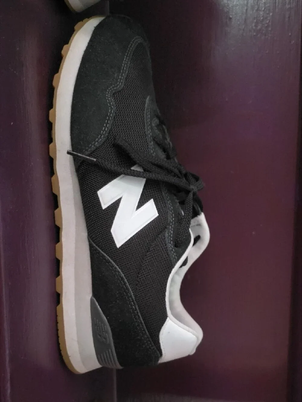 New Balance 515 Men's Athletic Shoes - Black/White